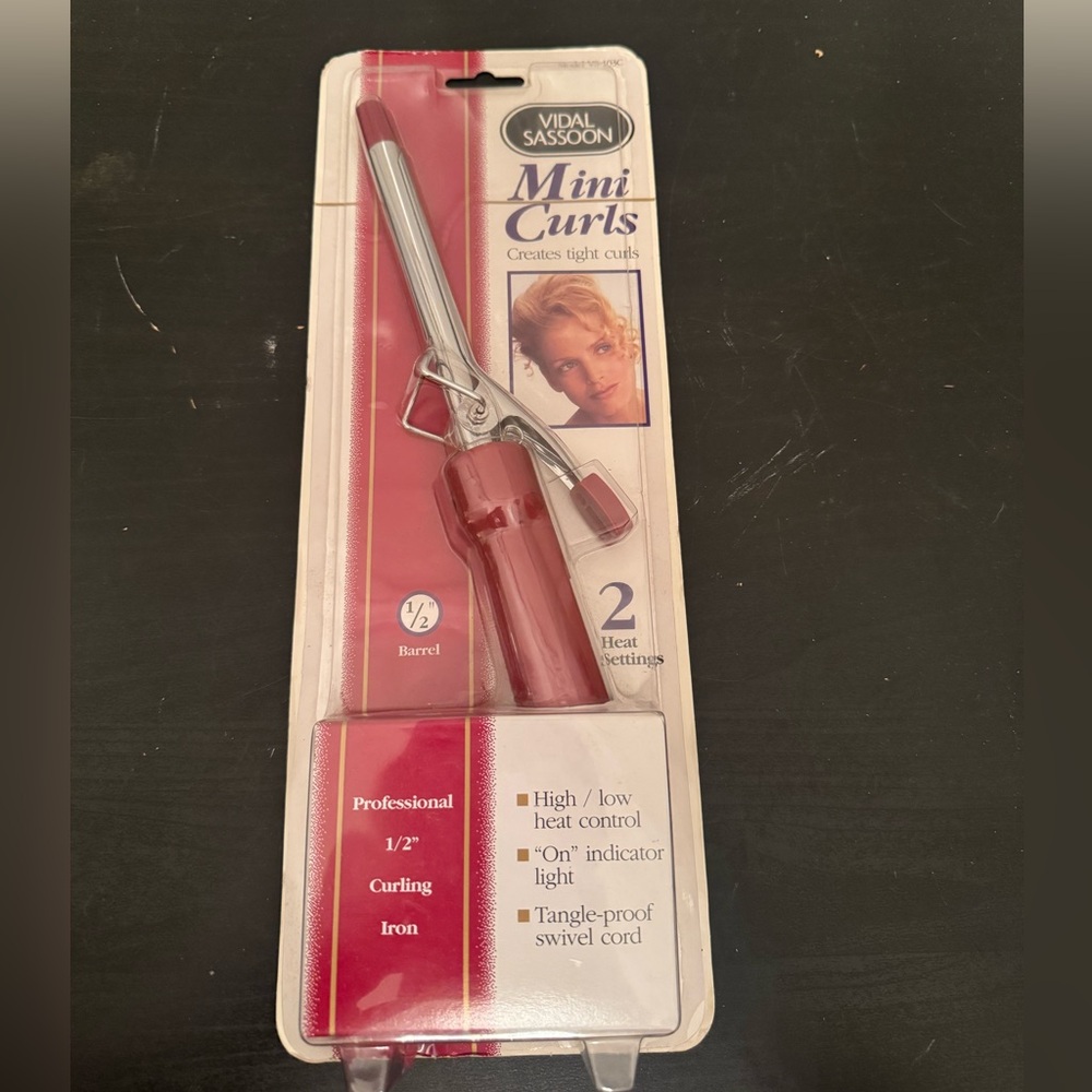 Vintage Vidal Sassoon Professional 1/2" Mini Curls Curling Iron Model VS-103-C